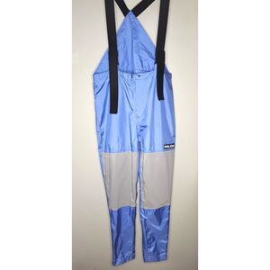 Vintage Pearl Izumi Lavender Blue All Weather Waterproof Cycling Bibs Size M